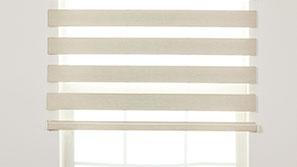 Cordless Wheat Colored Sheer Shades