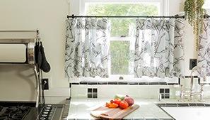 Cafe Curtains in Kitchen