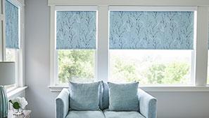 Floral Patterned Roller Shades